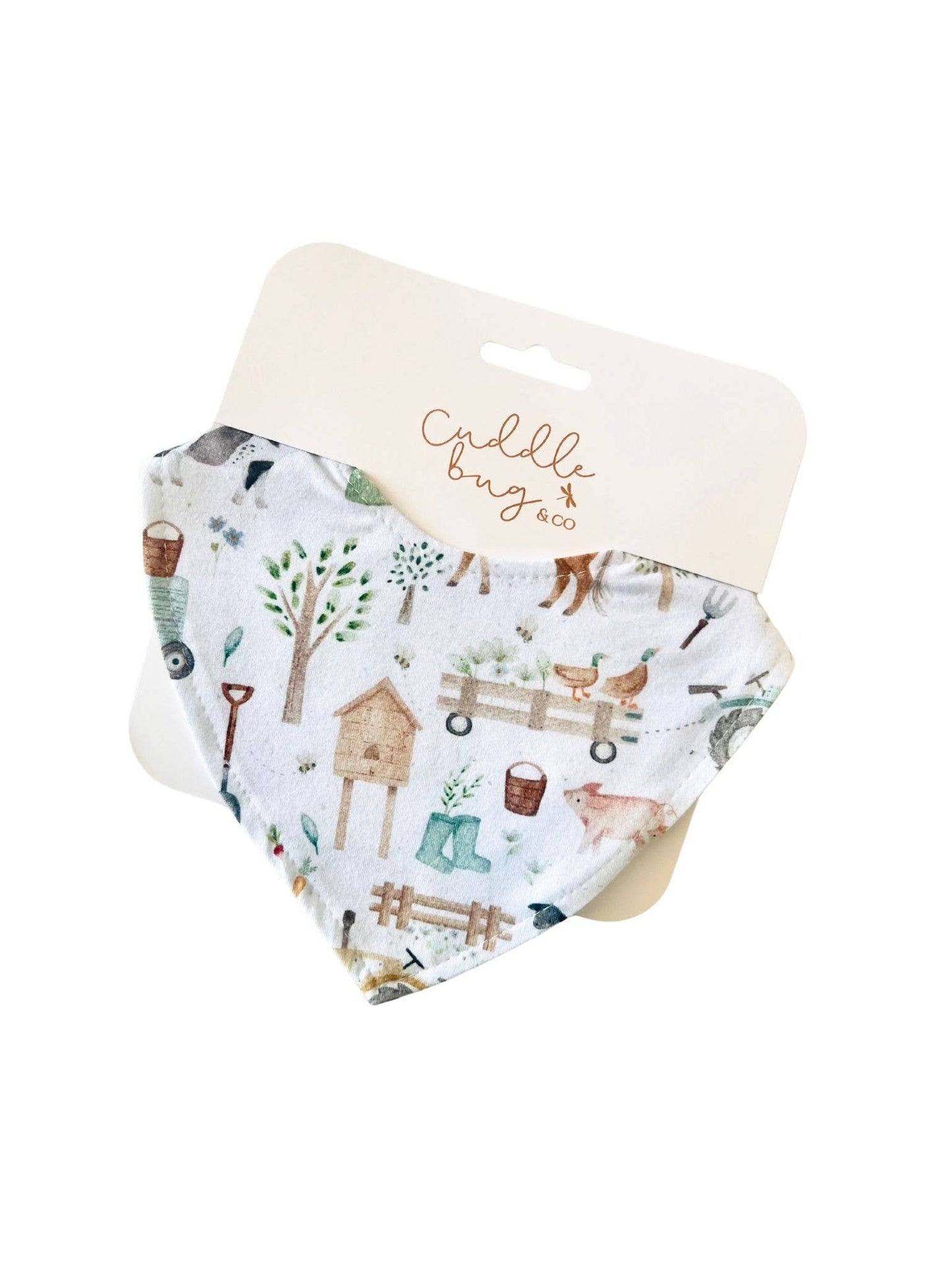 Cuddle Bug & Co - Waterproof Dribble Bib Farm Life
