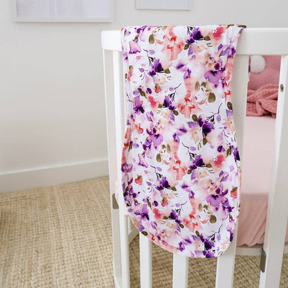 Snuggle Hunny - Blushing Beauty Organic Cotton Burp Cloth