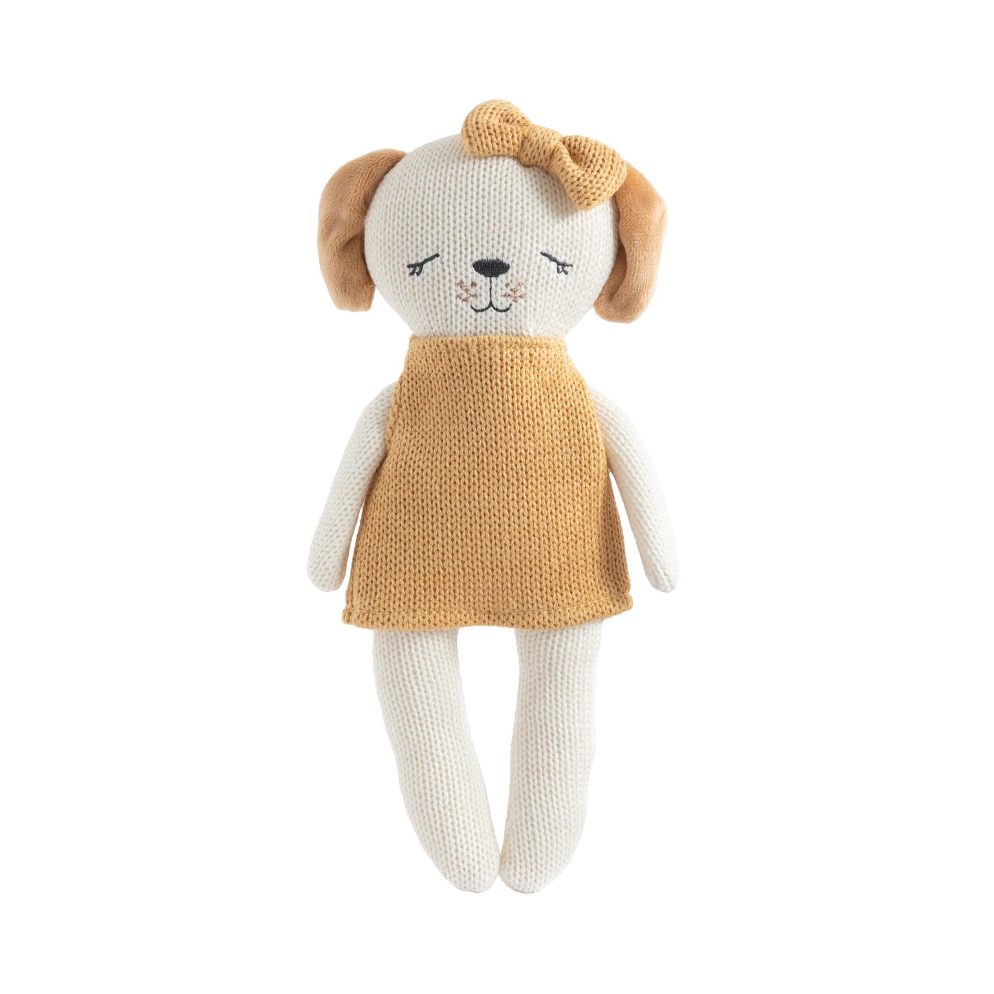 Living Textiles - Knitted Animal Toy- Paula the Puppy