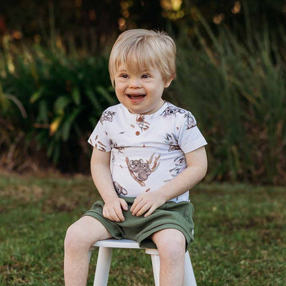 Snuggle Hunny - Koala Short Sleeve Organic Bodysuit