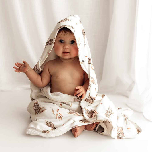 Snuggle Hunny - Koala Organic Hooded Baby Towel