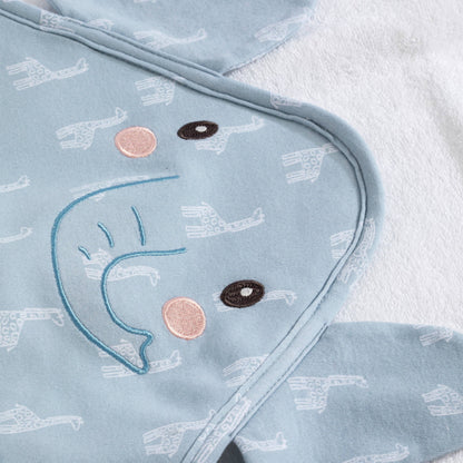 Living Textiles - Hooded Towel- Elephant - Wild Safari
