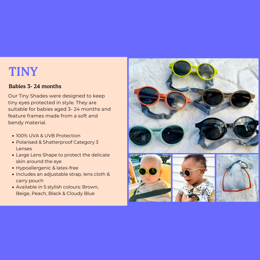Speckles for Kids - Kids Sunglasses - TINY - Blue