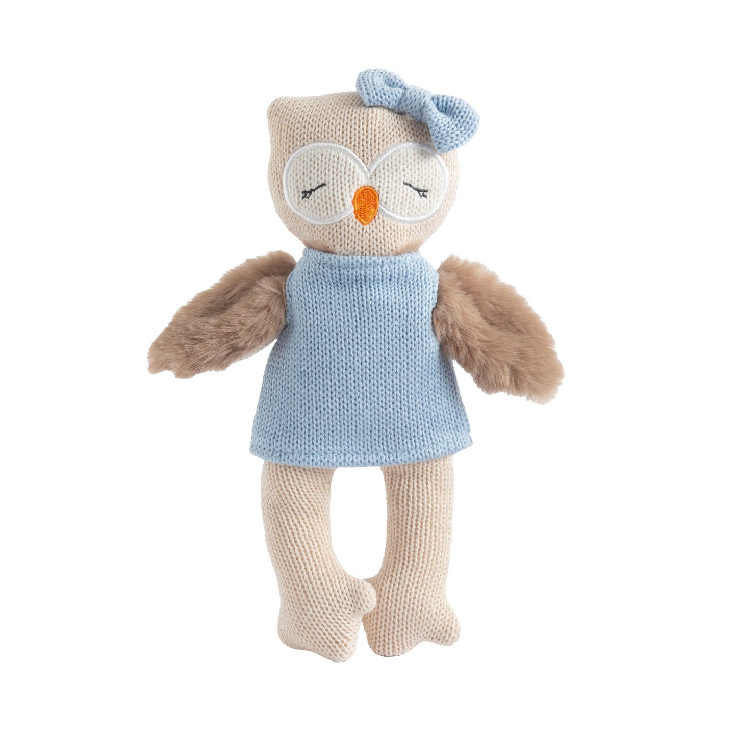 Living Textiles - Knitted Animal Toy- Ollie the Owl