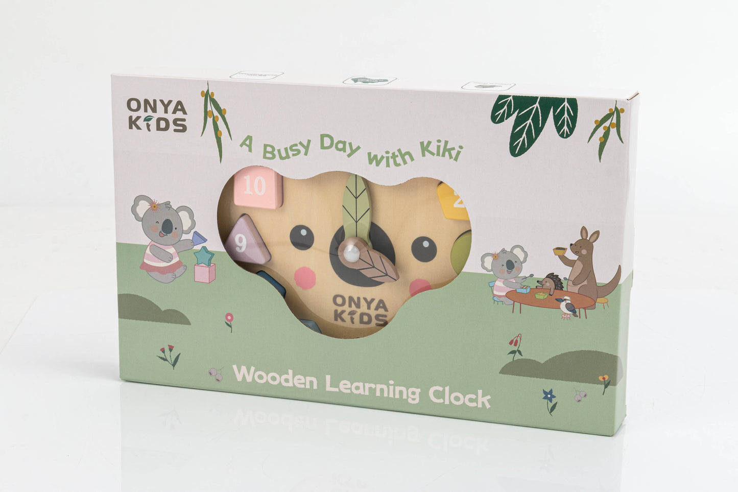 ToysLink - A Day with KiKi-Wooden Koala Learning Clock