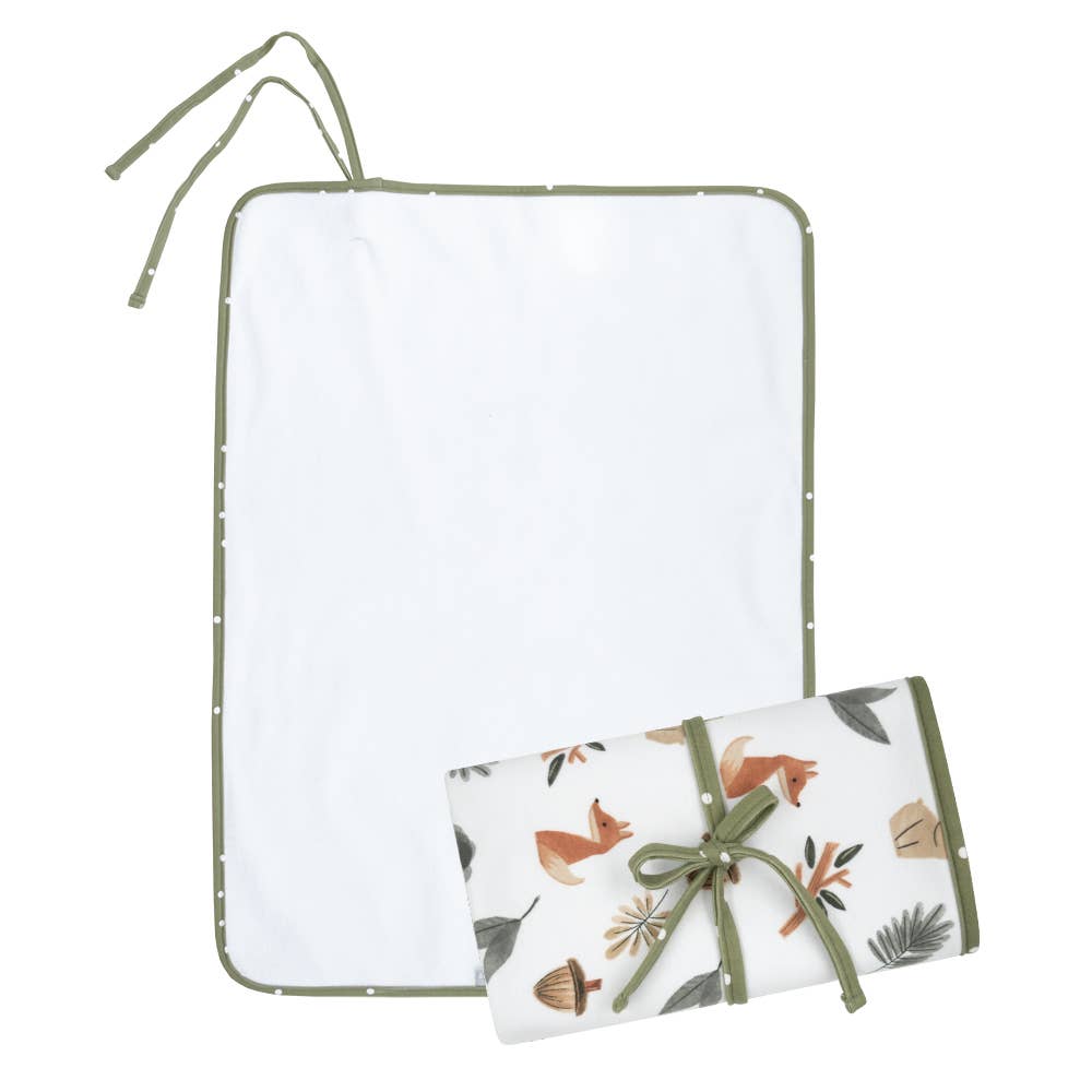 Living Textiles - Waterproof Travel Change Mat - Forest Retreat