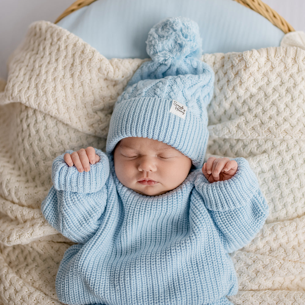 Baby Blue Knit Jumper