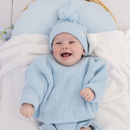 Baby Blue Knitwear lifestyle