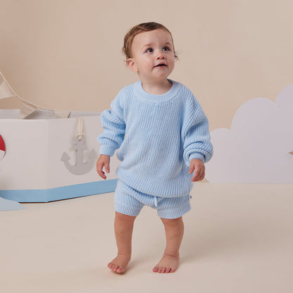 Baby Blue Knit Jumper