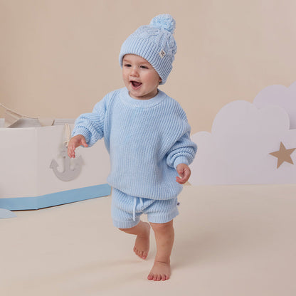 Baby Blue Knit Jumper