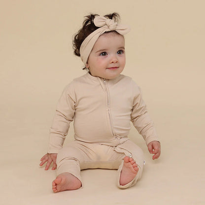 Snuggle Hunny - Babyccino Organic Snugglesuit Convertible Romper