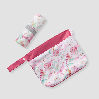 LESIMO - Sand Free Kids Hooded Towel - Mermaid Melody