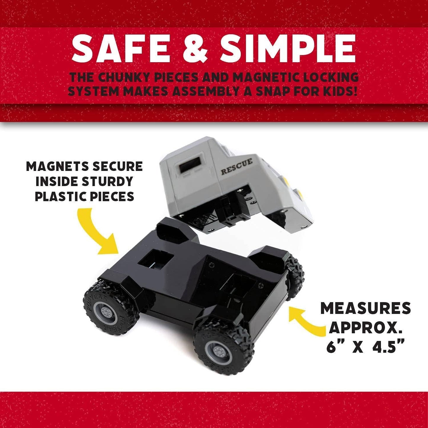 Leisure Learning Pty Ltd - Magnetic: Build A Truck Rescue