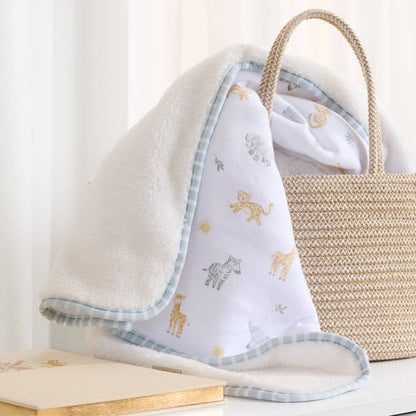 Living Textiles - Sherpa Blanket - Roam & Roar