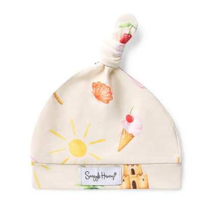 Snuggle Hunny - Beach Fun Organic Knotted Beanie
