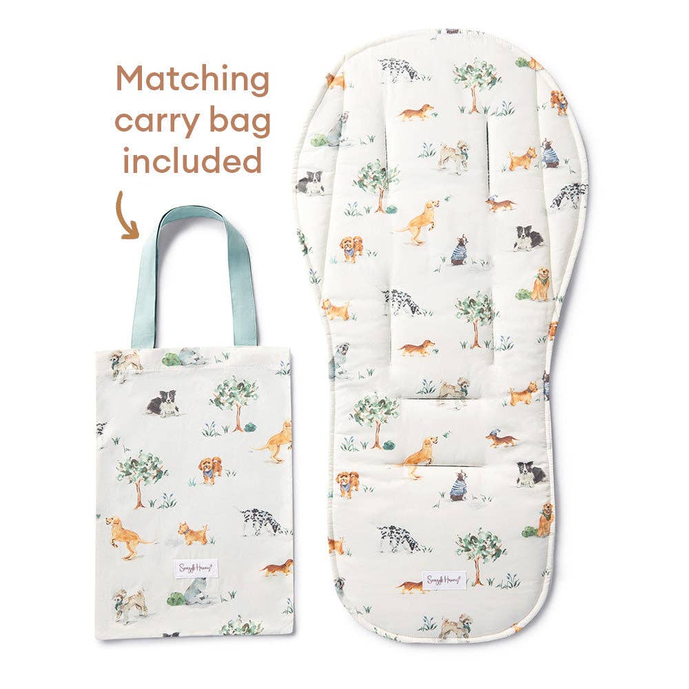 Snuggle Hunny - Dog Park Universal Organic Pram Liner