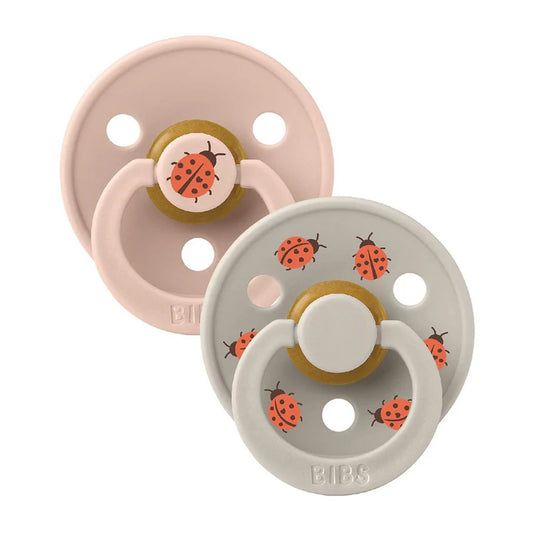 BIBS - Studio Dummies - Urban Garden Ladybug Blush Mix