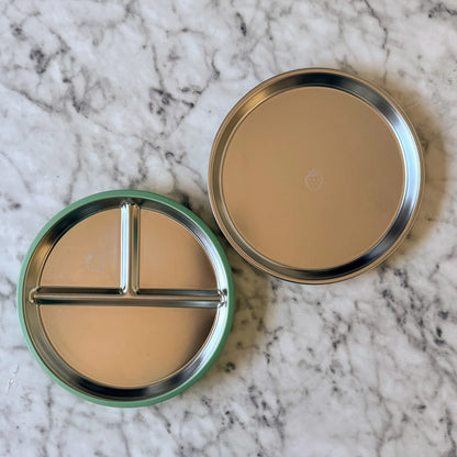 Biggie Stainless Steel Suction Plate Set