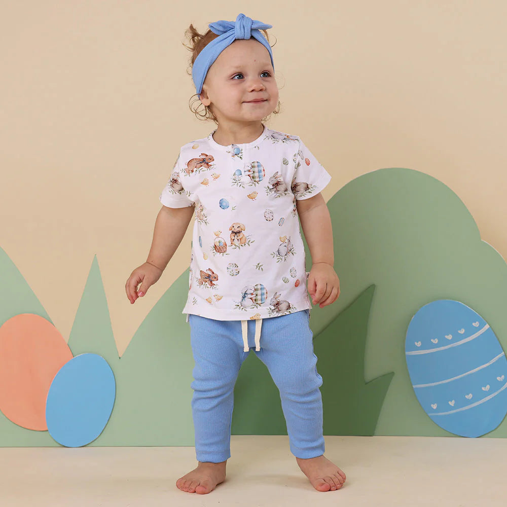 Snuggle Hunny - Bluebell Organic Pants