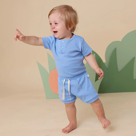 Snuggle Hunny - Bluebell Organic Shorts