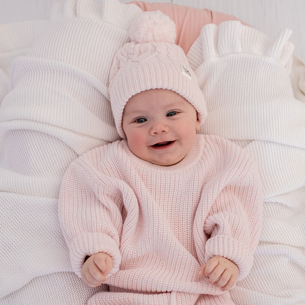 Blush Pink Knit Jumper