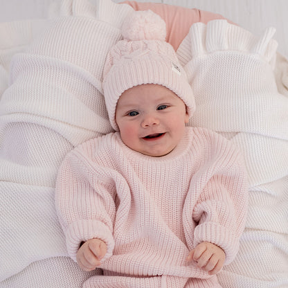 Blush Pink Knit Jumper