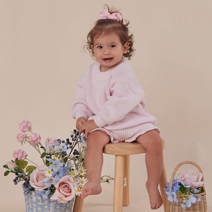 Blush Pink Knit Jumper
