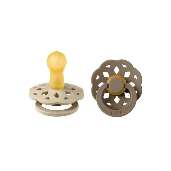 BIBS - Boheme Dummies - Vanilla/Dark Oak