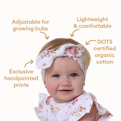 Snuggle Hunny Butterfly Organic Topknot