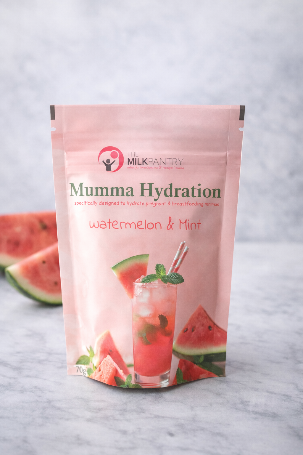 The Milk Pantry - Mumma Hydration - Watermelon & Mint 🍉🌿 Mini 70g