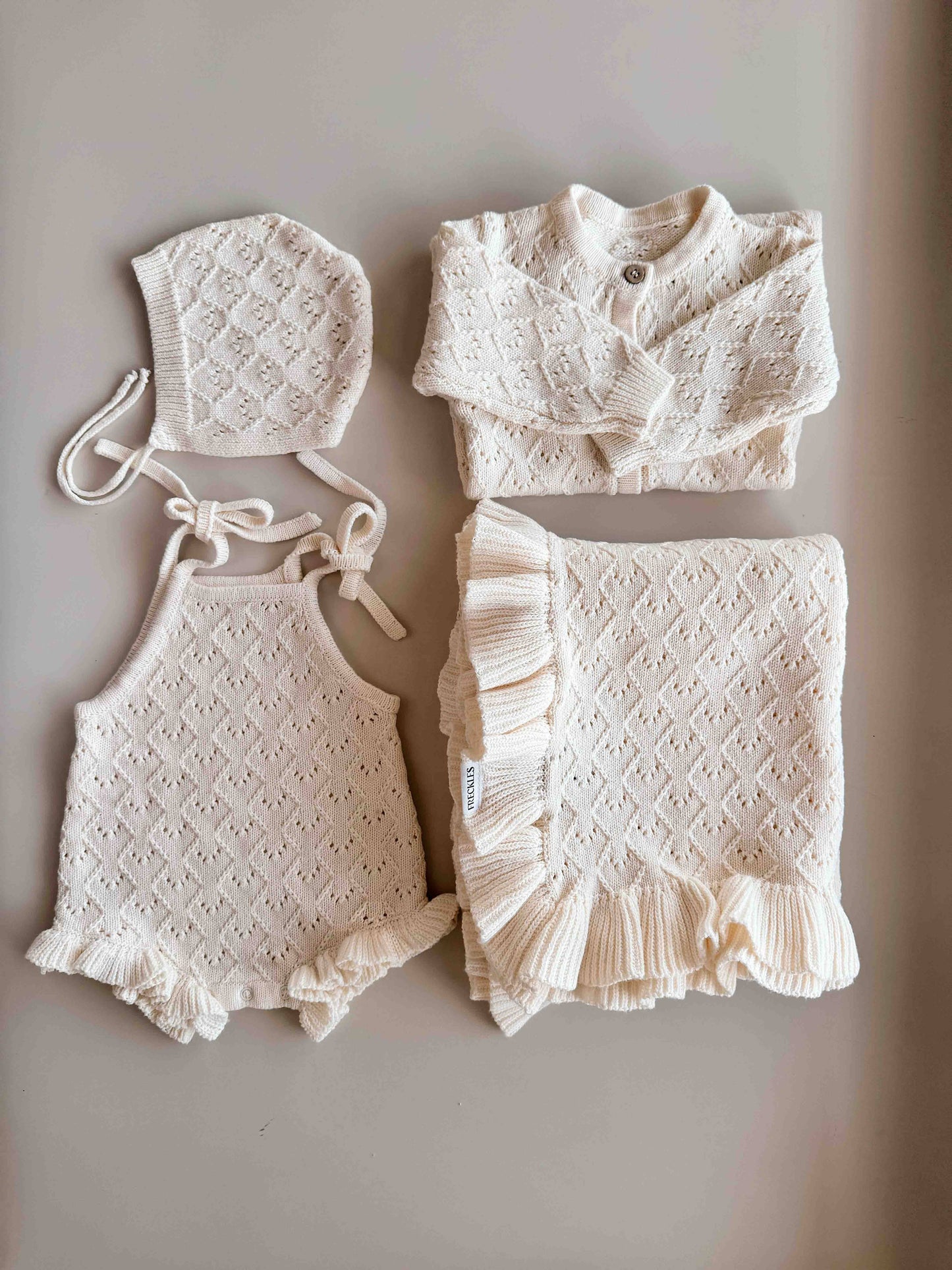 FRECKLES the label - Mila Pointelle Bonnet | Snow