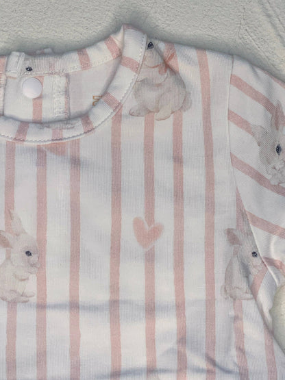 Elke & Indigo - Bamboo/Organic Cotton Romper - Bunny Love