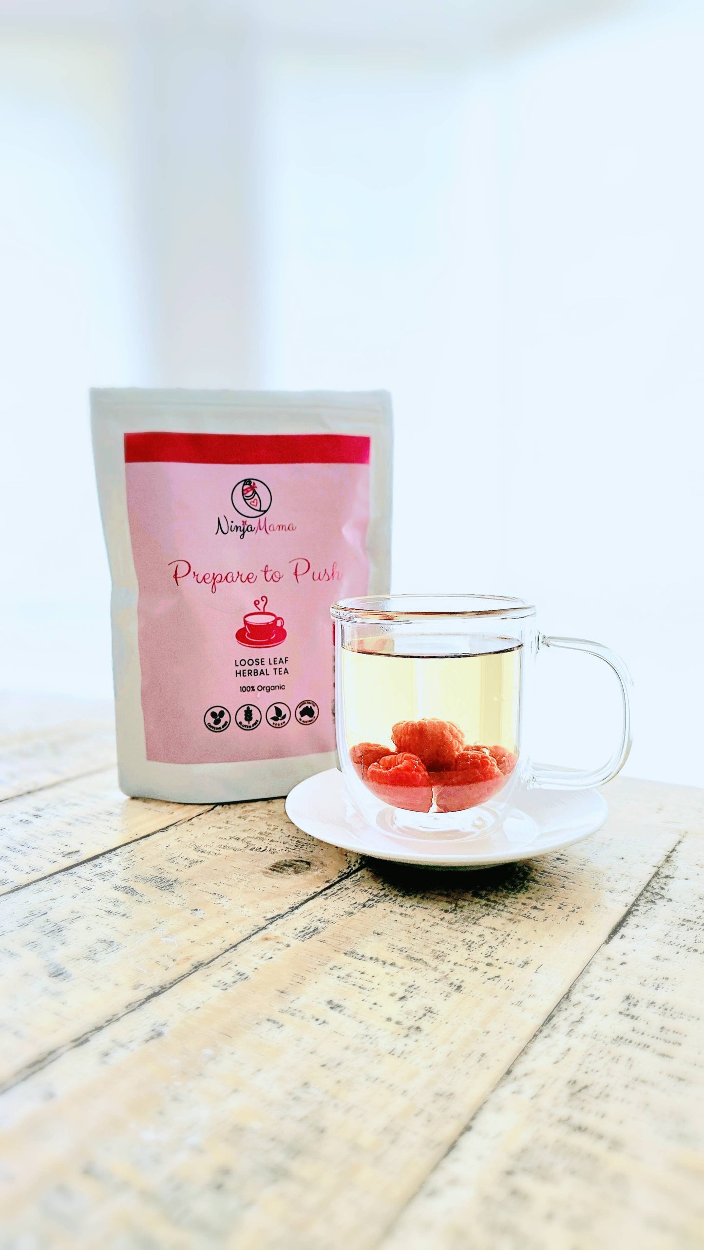 Ninja Mama - Ninja Mama Prepare to Push Loose Leaf Raspberry Leaf Tea 40g