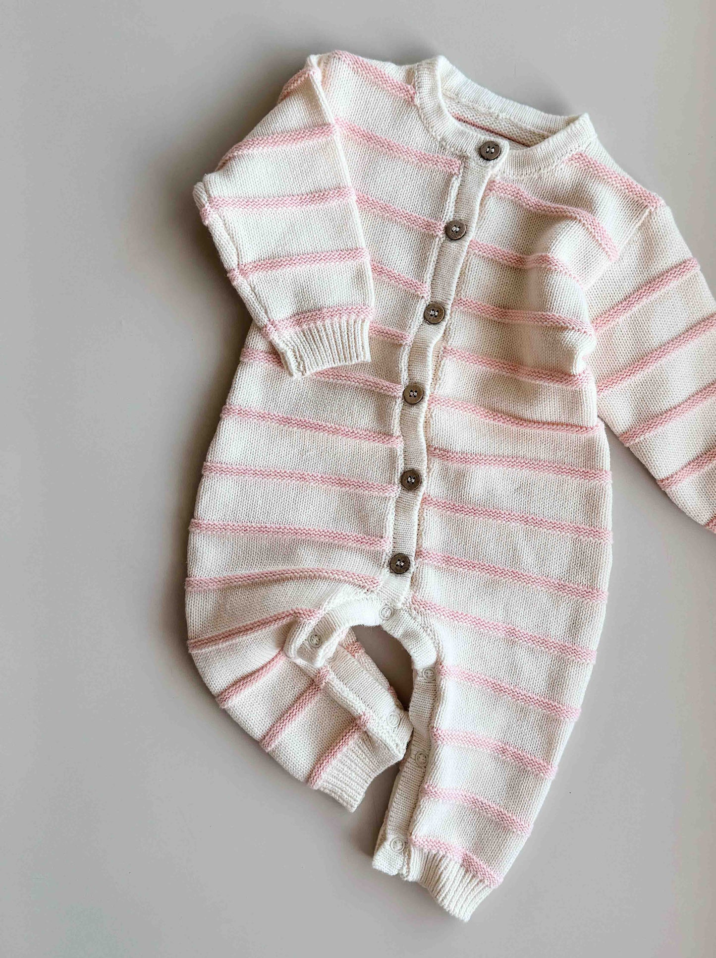 FRECKLES the label - Raised Stripe Full Romper | Sweetpea