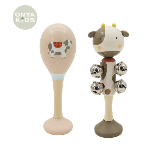 ToysLink - Onya Kids 2pcs Farm Music Set-Cow