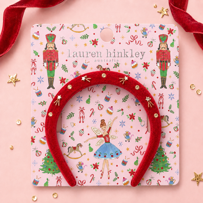 Lauren Hinkley Australia - Nutcracker Red Velvet Headband