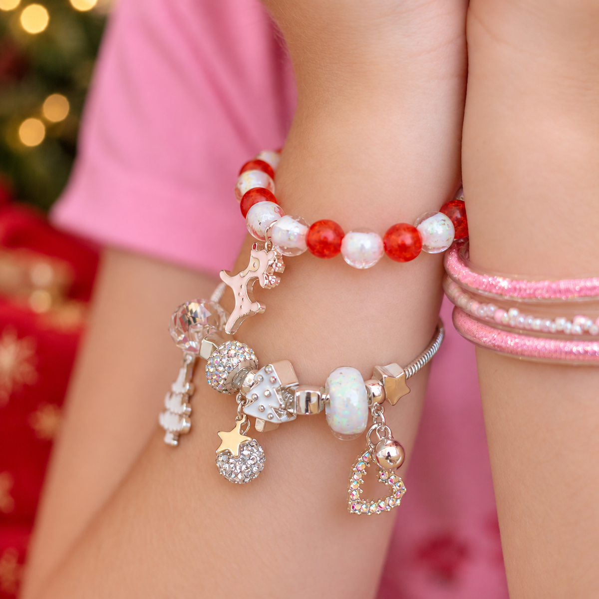 Lauren Hinkley Australia - Jingle Bell Reindeer Bracelet Set