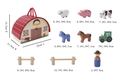 ToysLink - Wooden Farm Plasyset