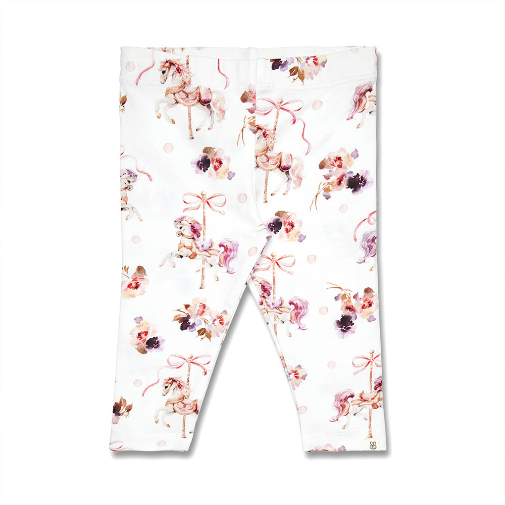 Snuggle Hunny Carousel Organic Leggings
