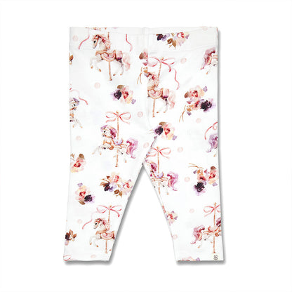 Snuggle Hunny Carousel Organic Leggings