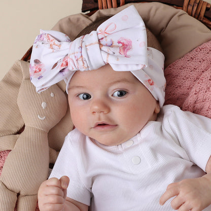 Snuggle Hunny Carousel Organic Oversized Bow