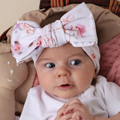 Snuggle Hunny Carousel Organic Oversized Bow