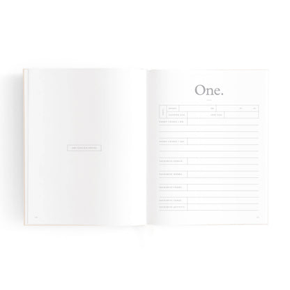 Fox & Fallow - Mini Baby Book Oatmeal