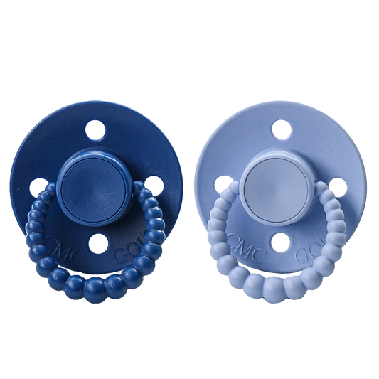 CMC Gold - CMC 'Bubble' Dummies Navy + Baby Blue