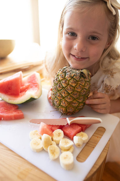 KiddiKutter child safe knife - KiddiKutter child safe knives DUSKY ROSE
