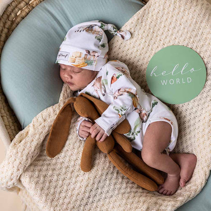 Snuggle Hunny - Farm Long Sleeve Organic Bodysuit