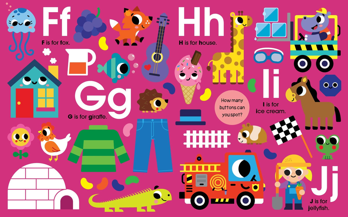 My First ABC bubble cover detail