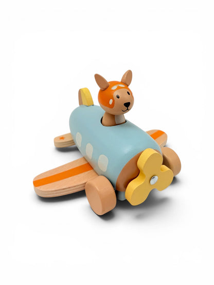 ToysLink - Onya Kids Wooden Kangaroo Airplane