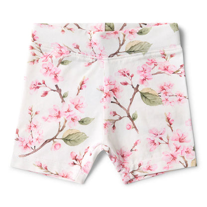 Snuggle Hunny - Cherry Blossom Organic Bike Shorts