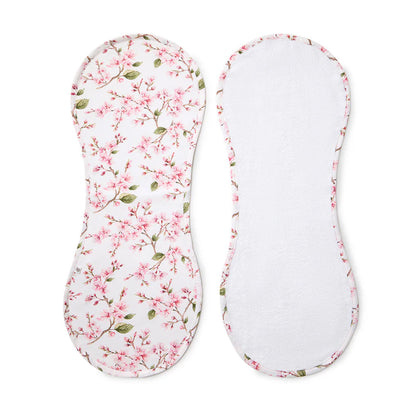 Snuggle Hunny - Cherry Blossom Organic Cotton Burp Cloth